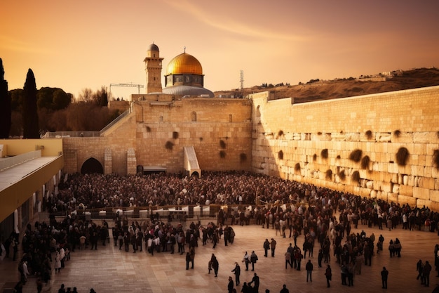 Die Klagemauer in Jerusalem