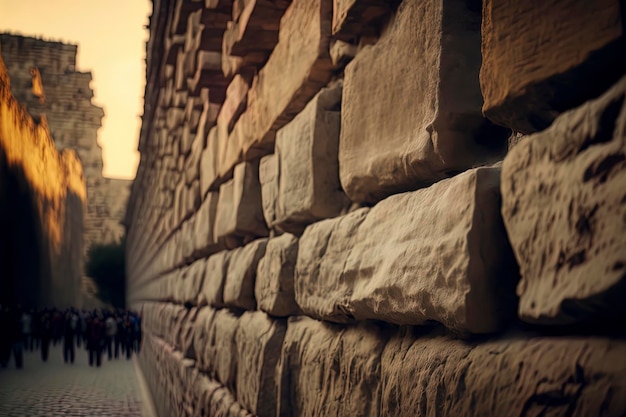 Die Klagemauer Jerusalem Israel Reisefotografie AIGenerated