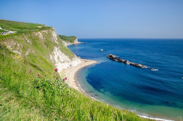 Foto die küste der jurassic coast