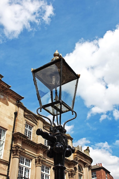 Die Lampe in York von England UK