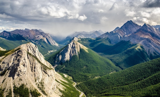 Die Landschaft der Berge