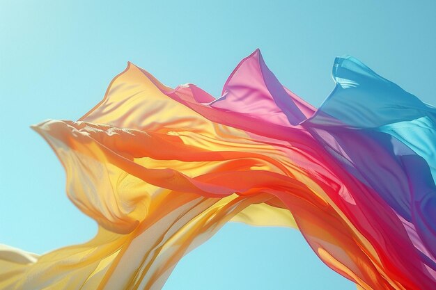 Die lebendige Regenbogenflagge fladert wieder im Wind