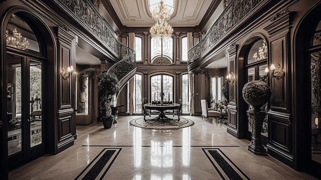 Die Lobby des Grand Hotels