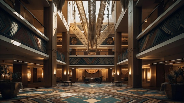 Die Lobby des New Yorker Hotels