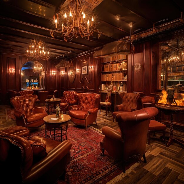 Die luxuriöse Zigarren-Lounge