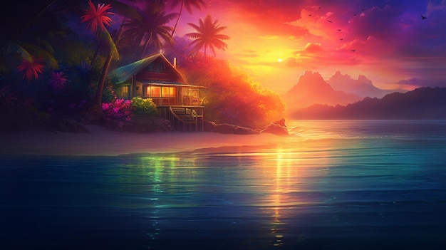 Die malerische Paradiesinsel