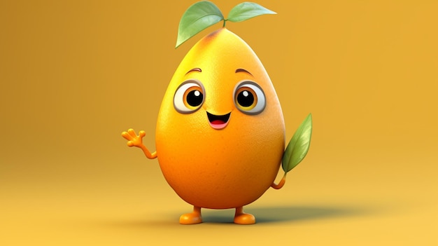 Die Mango-Illustrationsfigur Ai Generative