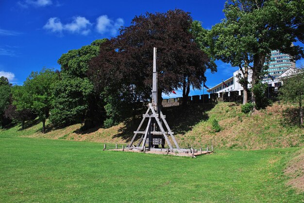 Die mittelalterliche Burg von Cardiff in Wales UK