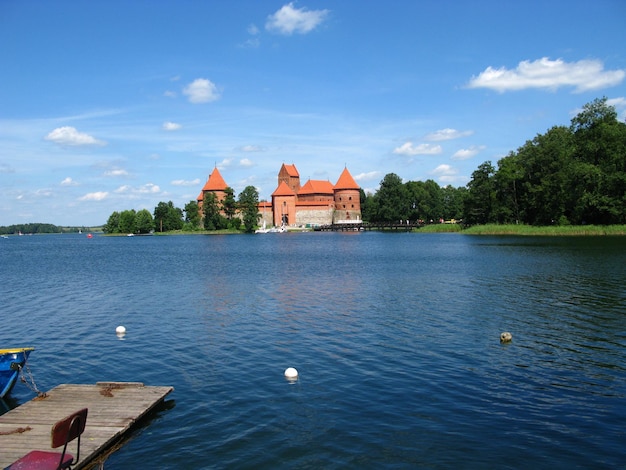 Die mittelalterliche Burg von Trakai Litauen