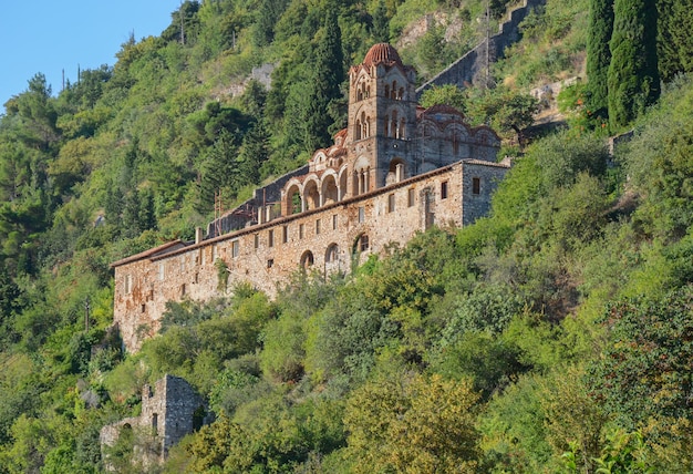 Die mittelalterliche Stadt Mystras auf dem Peloponnes in Griechenland