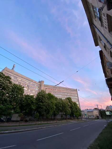 Die moderne Stadt Lemberg in der Westukraine mit alter europäischer Architektur