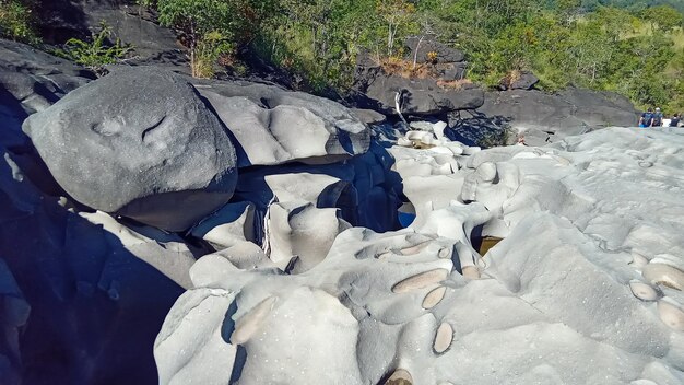 Die Mondtallandschaft im Nationalpark Chapada dos Veadeiros in Goias, Brasilien