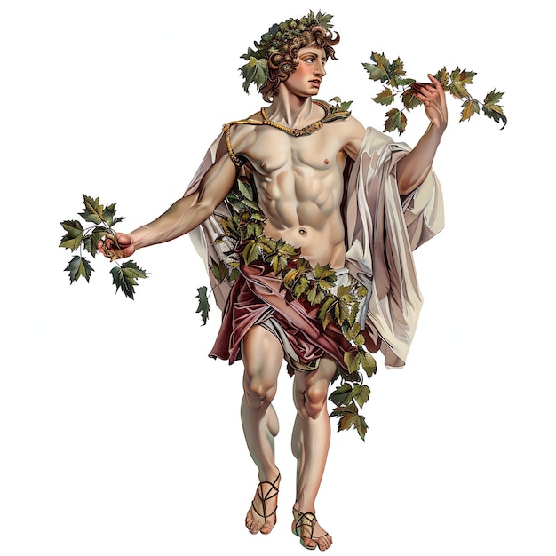 Foto die mythologie des dionysos