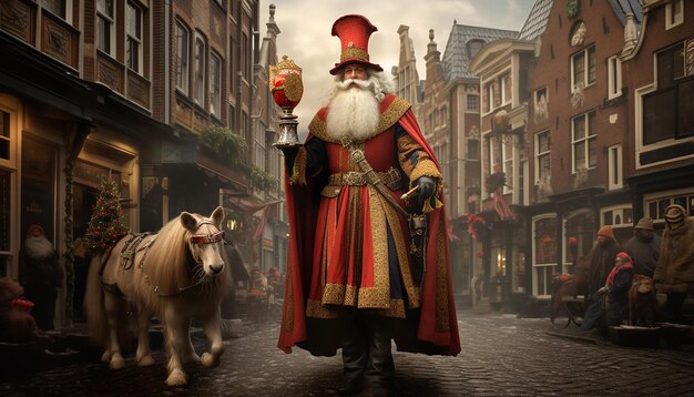 Foto die niederländische sinterklaas