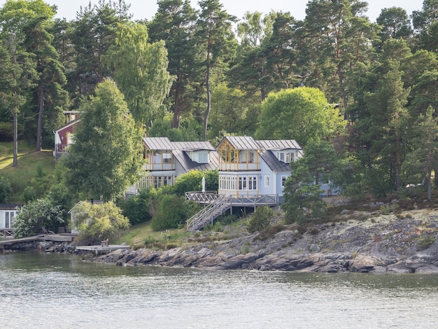 die Ostsee in der Nähe von Stockholm in Schweden.