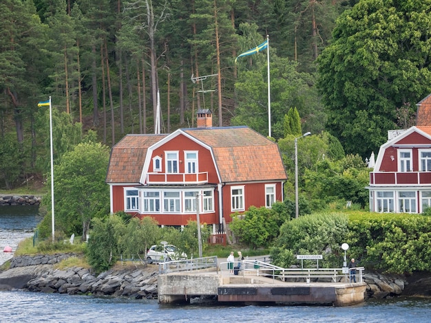 die Ostsee in der Nähe von Stockholm in Schweden.