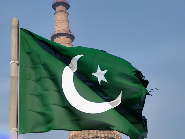 Die pakistanische Flagge 10