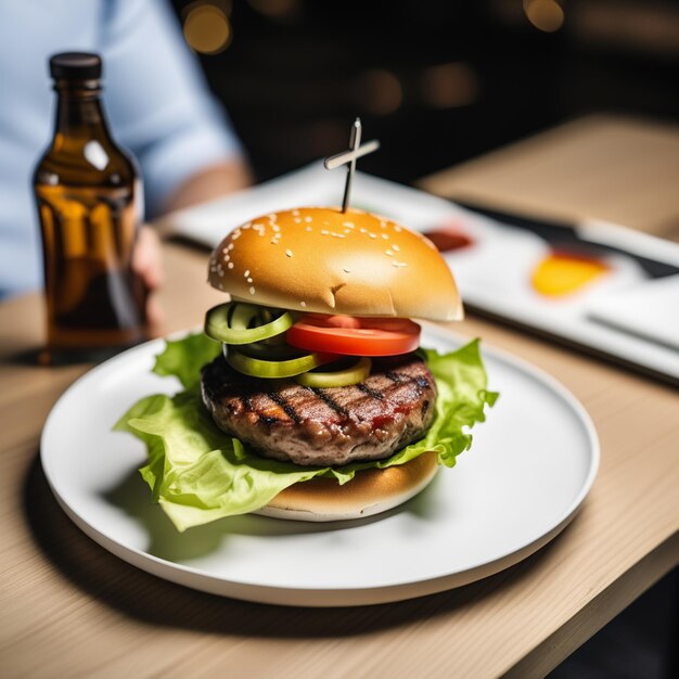 Die perfekte Cheeseburger-Lust genießen