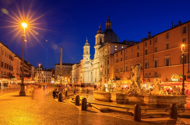 Die Piazza Navona in Rom, Italien