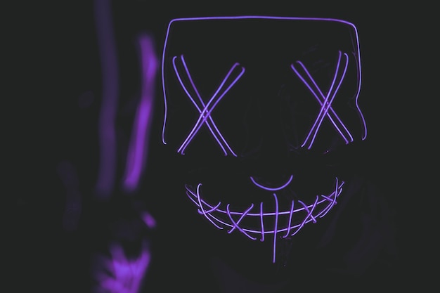 Die Purge Horror LED Maske