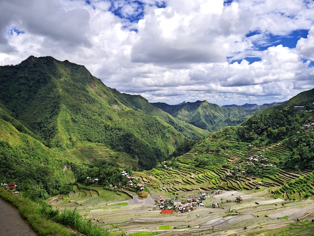 Die Reisterrassen in Banaue Philippinen