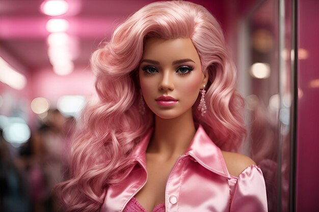 Foto die rosa barbie