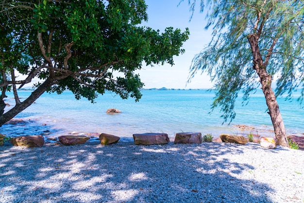 Die rosa Küste oder Lan Him Chomphu bei Chanthaburi in Thailand