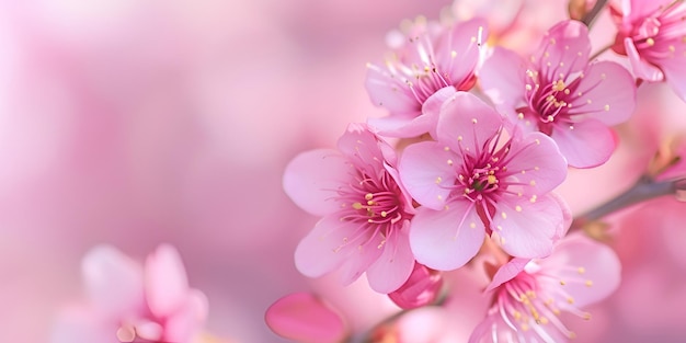 Foto die rosa sakura blüht im frühling.