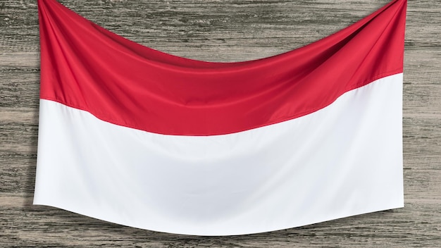 Die rot-weiße Flagge der indonesischen Flagge