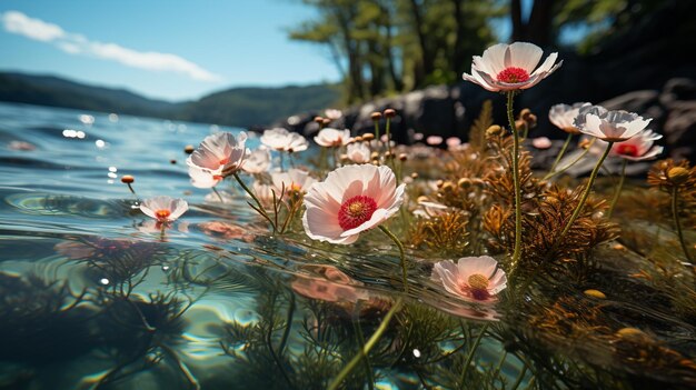 Foto die ruhige anemone meadow