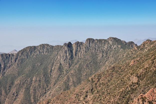 Die Schlucht der Region Asir