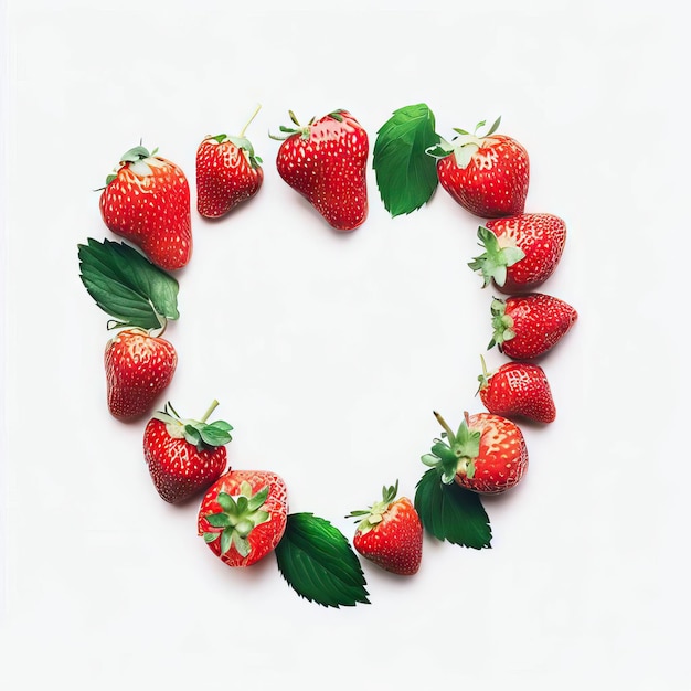Foto die schmackhafte traumgenerative ki von strawberry