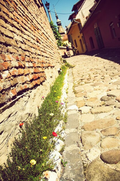 Foto die schmale gasse