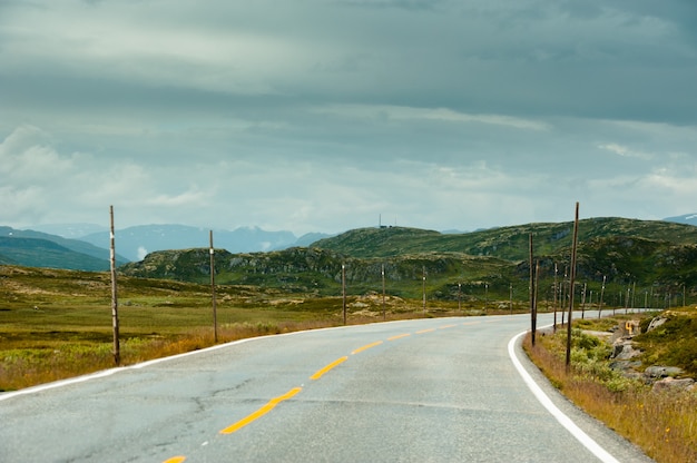 Die schöne Landschaft Norwegens im Sommer 2014