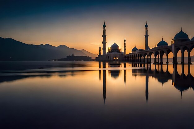 Die schöne, ruhige Moschee in