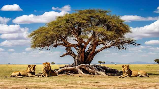 die Schönheit der wilden Natur im Serengeti-Nationalpark Tansania