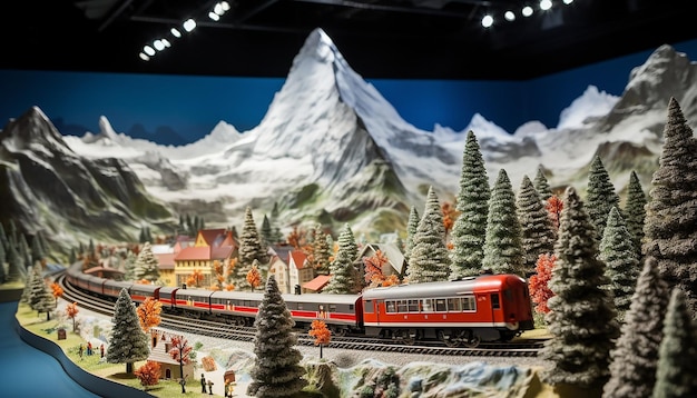 Die Schweiz steht für Alpen und Bahn