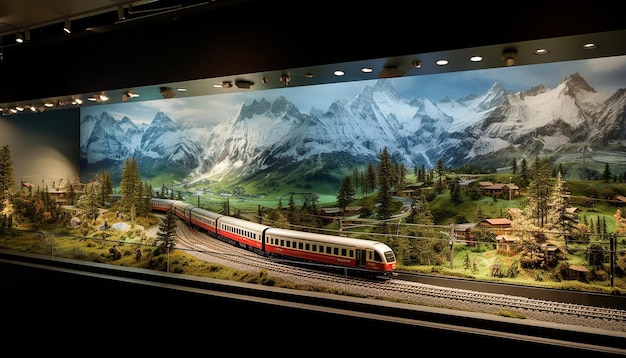 Die Schweiz steht für Alpen und Bahn