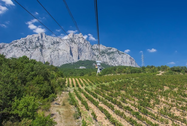 Die Seilbahn auf der Krim AiPetri