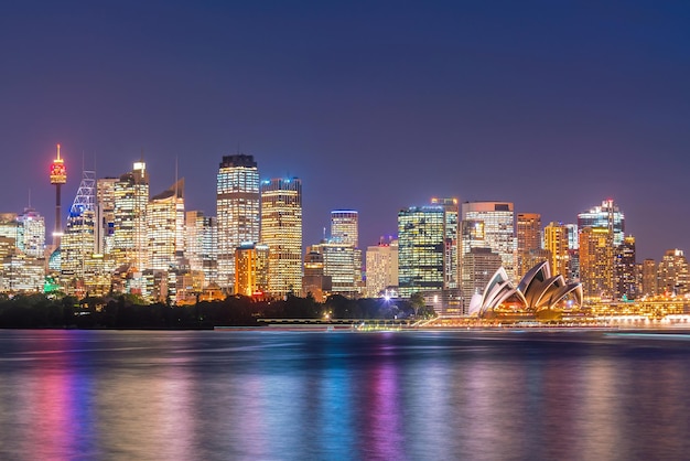 Die Skyline der Innenstadt von Sydney