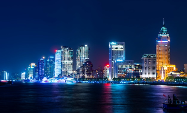 Die Skyline der städtischen Architekturlandschaft in der Promenade, Shanghai