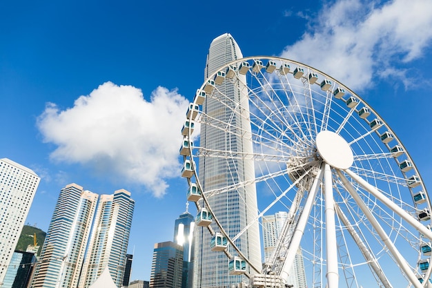 Die Skyline von Hongkong