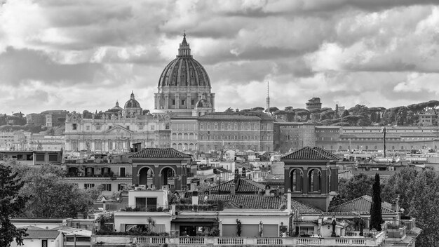 Foto die skyline von rom