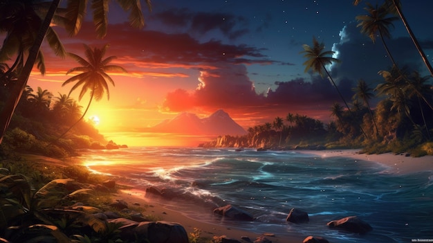 Die Sonne und das Meer Wallpaper