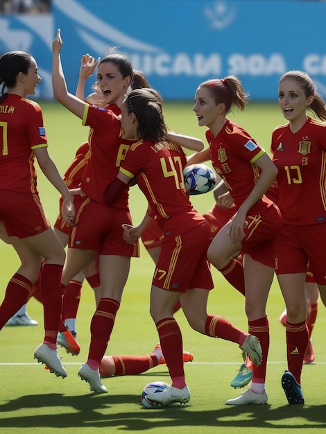 die spanische Frauenfußballnationalmannschaft