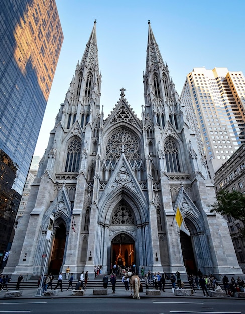 Foto die st. patrick's cathedral in new york