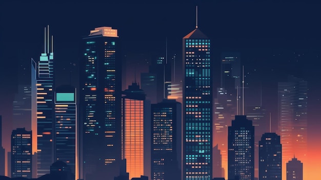 Die Stadt der Zukunft von Menschen