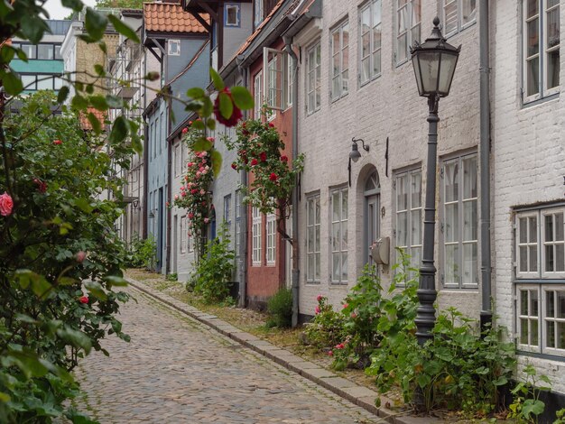 Die Stadt Flensburg am Ostsee