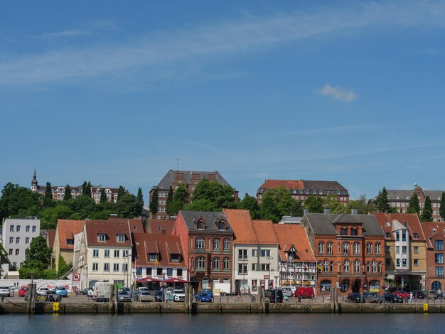 Foto die stadt flensburg am ostsee