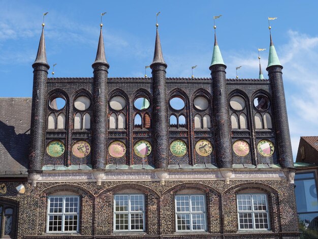 die Stadt Lübeck in SchlewsigHolstein an der Ostsee